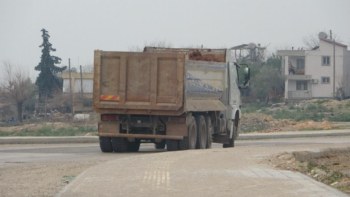 Trafikten men edilen kamyon kazada ortaya &ccedil;ıktı
