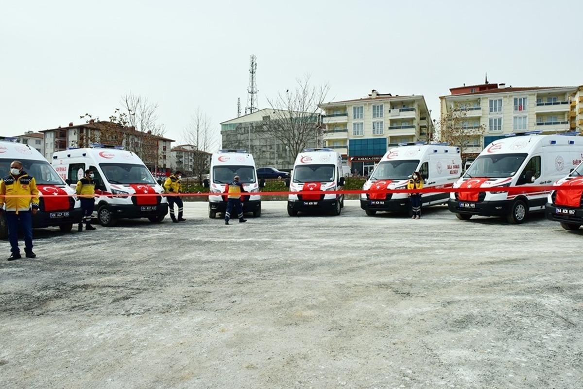 112&rsquo;ye 9 ambulans takviyesi