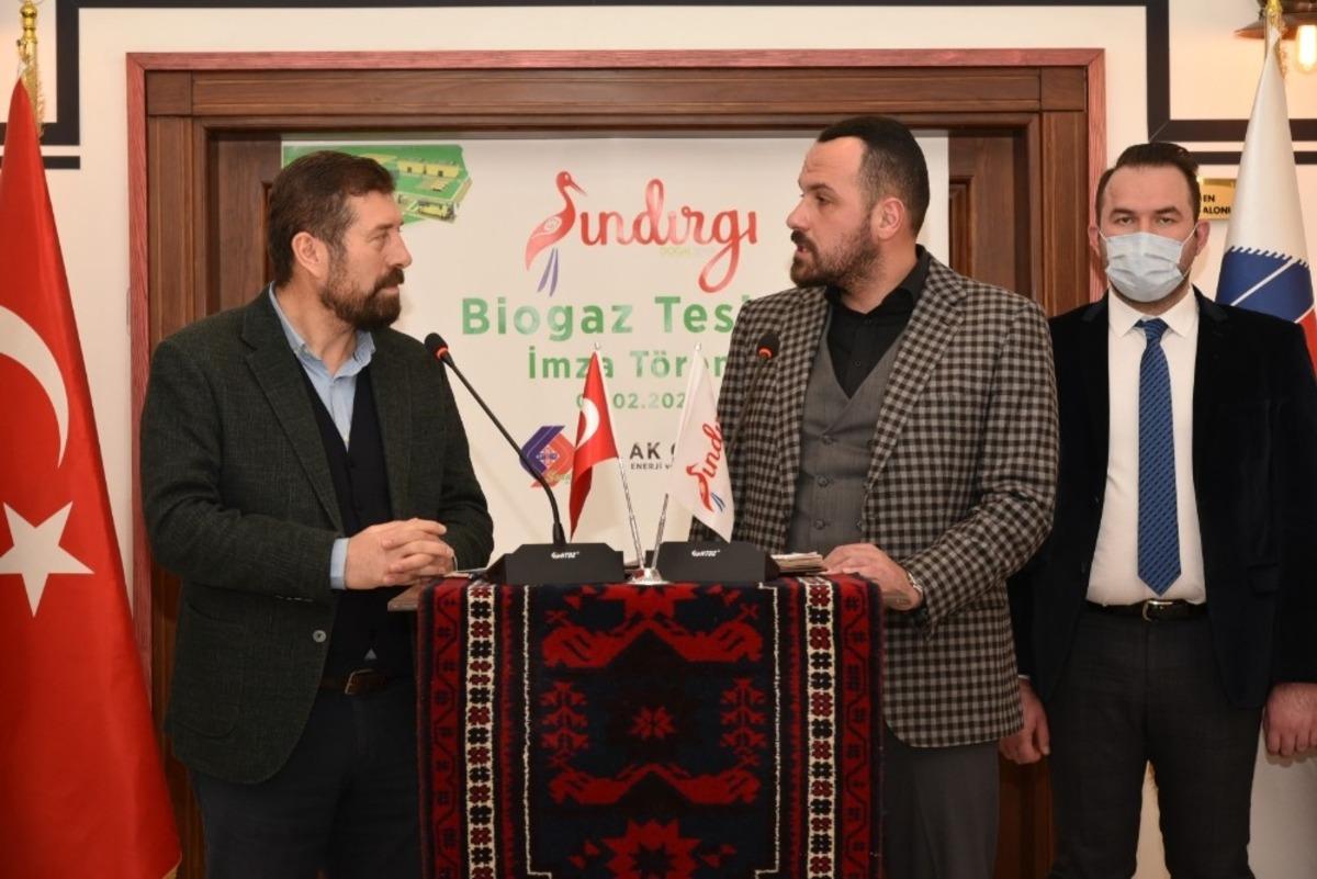 Sındırgı Biogaz tesisi i&ccedil;in imzalar atıldı