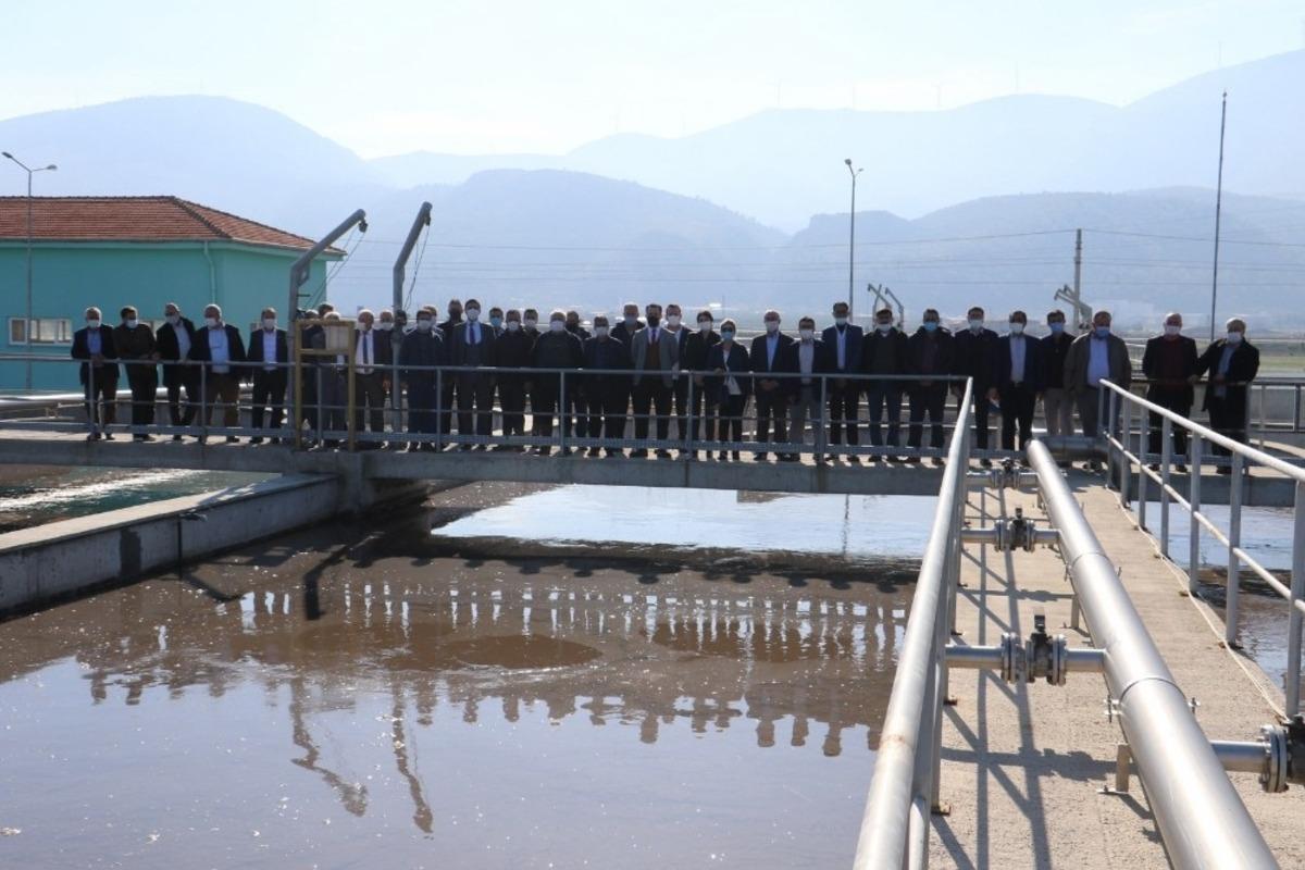 Kırkağa&ccedil;lı Muhtarlar atıksu arıtma tesisine hayran kaldı