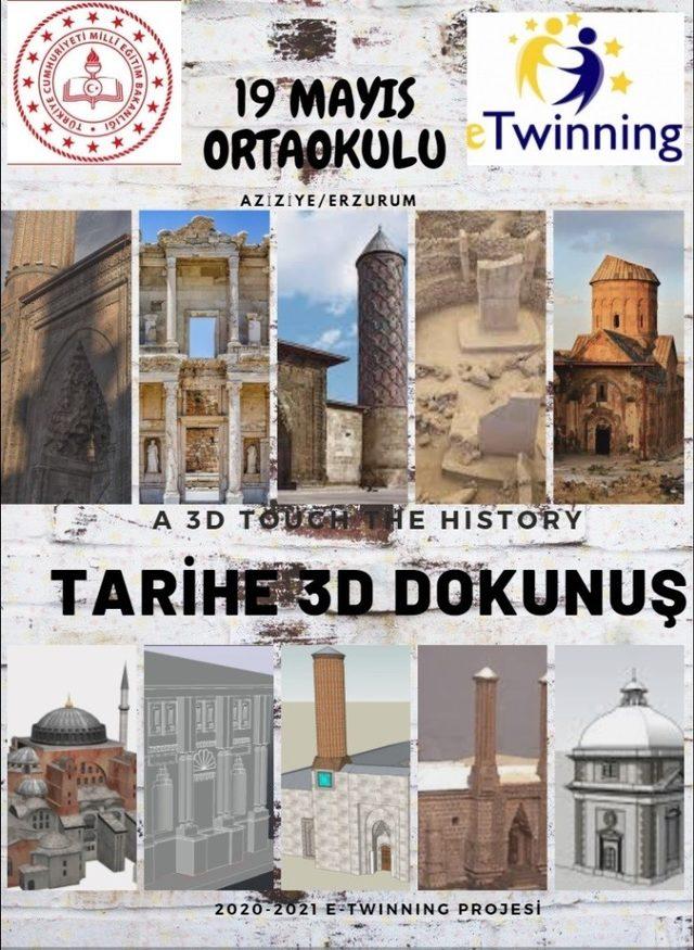 Öğrencilerden “Tarihe 3D dokunuş” projesi