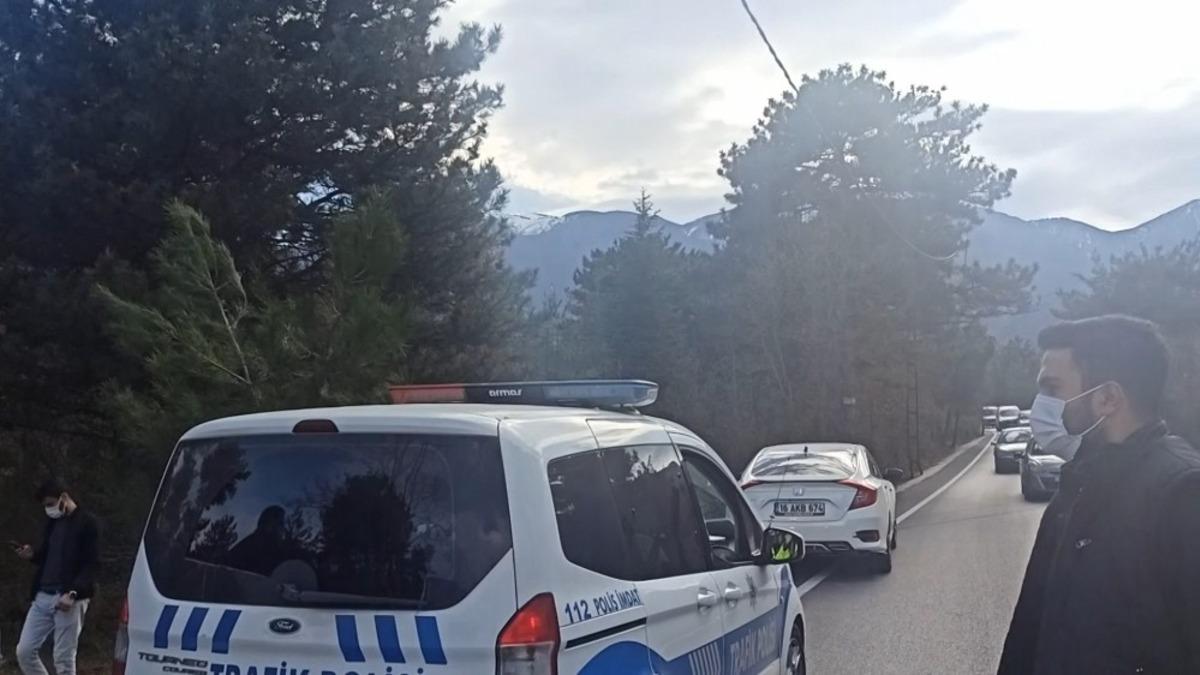 Bursa&rsquo;da kontrolden &ccedil;ıkan otomobil &ccedil;alılık alana u&ccedil;tu