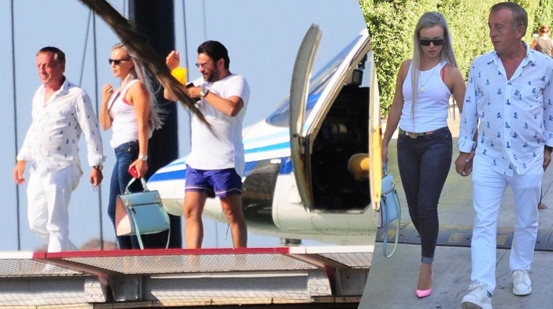 Ali Ağaoğlu'nun l&uuml;ks bayramı! Helikopterden inip l&uuml;ks tekneye bindi 