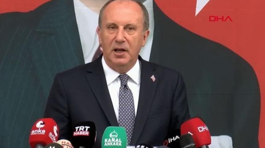 Muharrem İnce CHP'den istifa etti, CHP 'Cumhur İttifakı ağzıyla konuşuyor' diyerek tepki g&ouml;sterdi