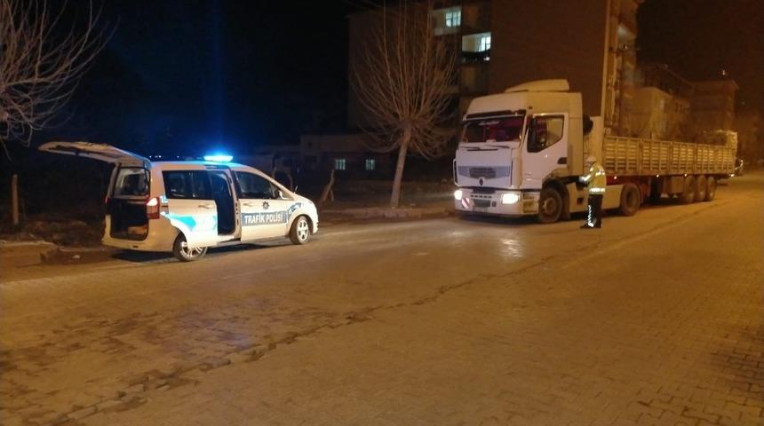 Ağır ticari ara&ccedil;lar denetlendi