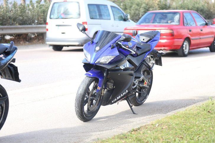 Savrulan motosikletten düşen sürücü yaralandı G2