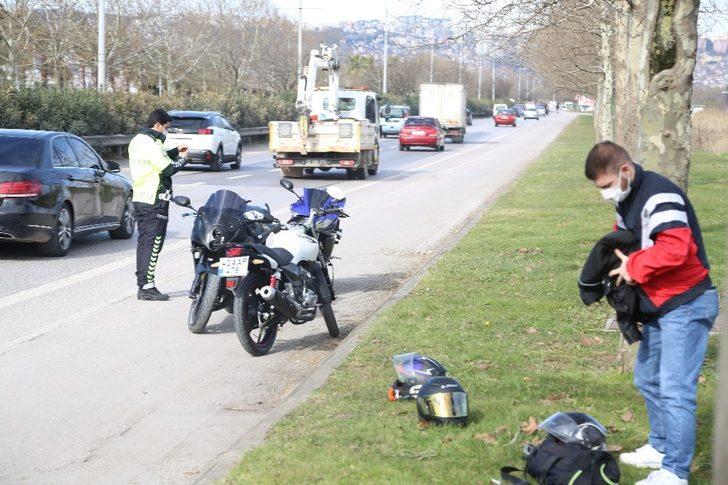 Savrulan motosikletten düşen sürücü yaralandı G3