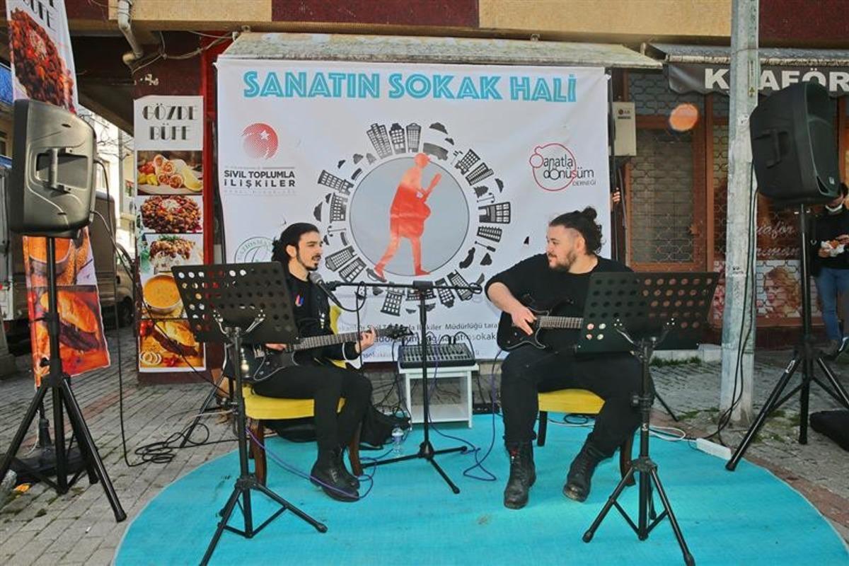 Sanat sokağa taşındı