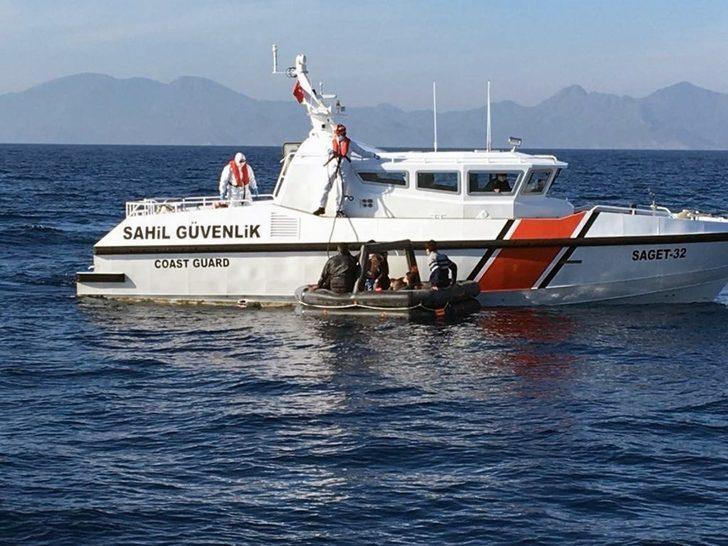12 düzensiz göçmen kurtarıldı G3