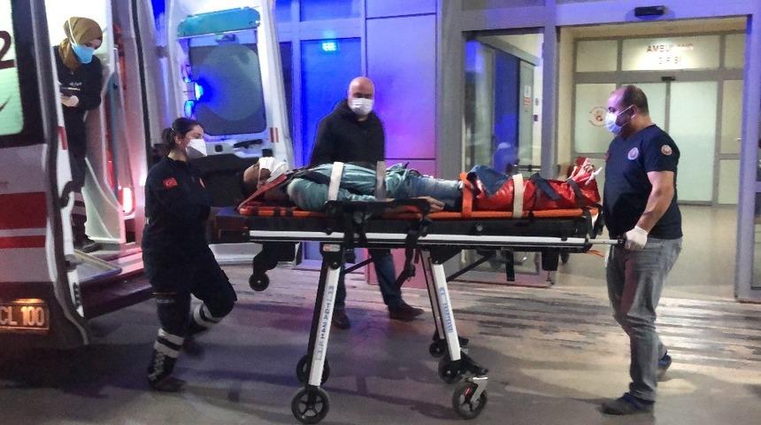 Polisten kaçmak isterken 2 metrelik duvardan düşüp ayağını kırdı