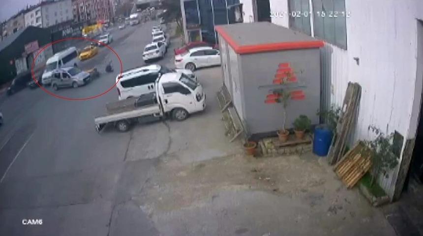 (&Ouml;zel) Kazaya neden olan hatalı d&ouml;n&uuml;ş kamerada