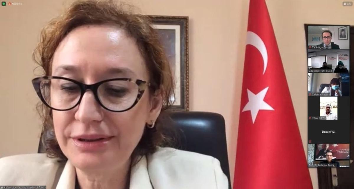 TİKA&rsquo;dan Gana Emniyet Mensuplarına online eğitim