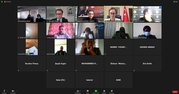TİKA’dan Gana Emniyet Mensuplarına online eğitim G2