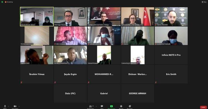 TİKA’dan Gana Emniyet Mensuplarına online eğitim G3