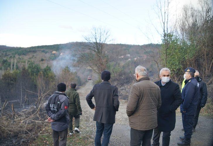 3 mahalleyi boşaltan yangının izleri koyunların üzerinde G3