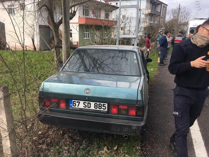 Kontrolden çıkan araç elektrik direğine çarptı: 2 yaralı G2