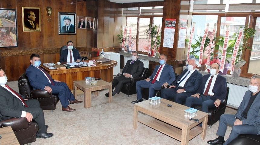 Eroğlu, GMİS Genel Sekreteri Kaya ile bir araya geldi