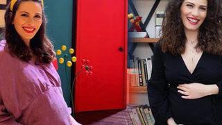 Doğuma geri sayım başladı! Ezo Sunal'dan karnı burnunda poz