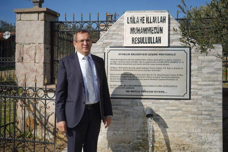 Ayvalık’ta yıllarca kullanılamayan tarihi çeşmeler suya kavuştu G1