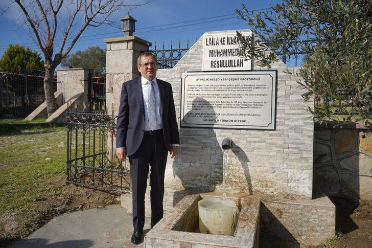Ayvalık’ta yıllarca kullanılamayan tarihi çeşmeler suya kavuştu G4