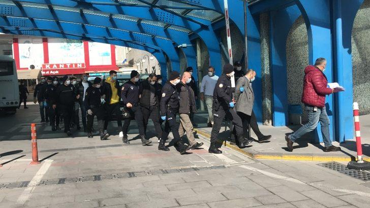 Balık halinde cinayetle biten silahlı kavganın zanlıları adliyeye sevk edildi G1