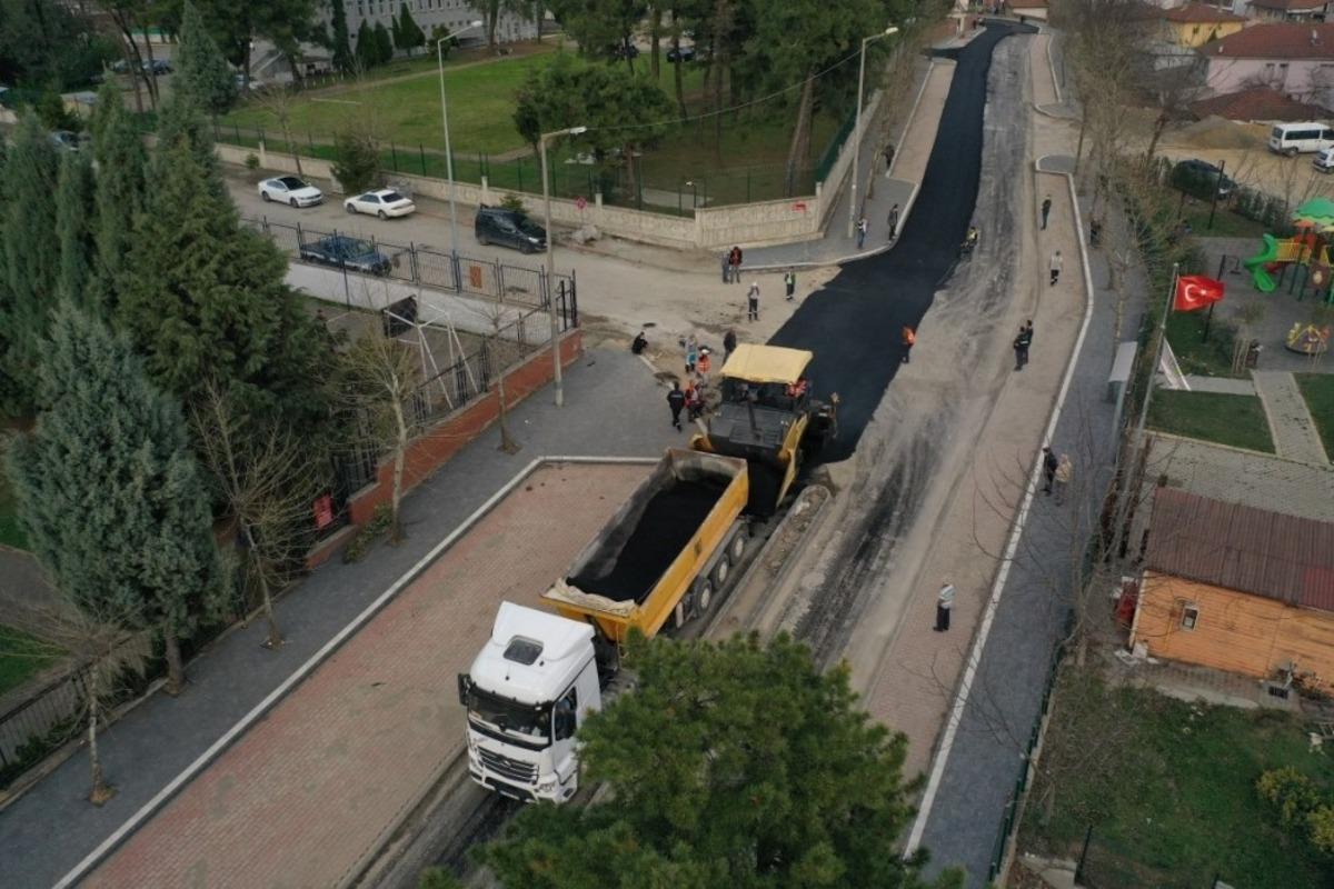 Hendek mahallerinde asfalt &ccedil;alışmaları başladı