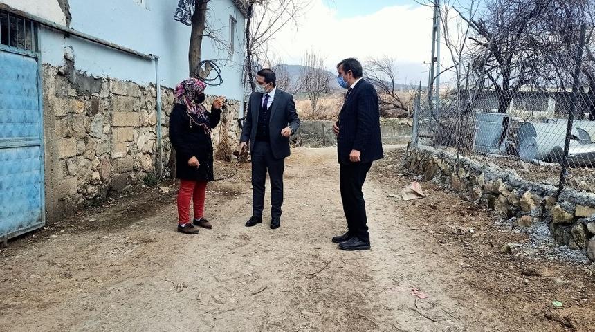 Tut Kaymakamı Tugay köylerin sorunlarını yerinde görüyor