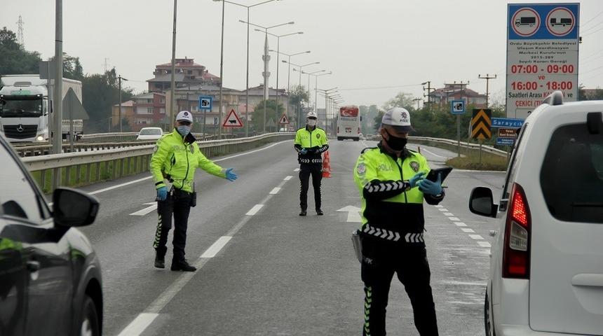 Ordu&rsquo;da bir haftada 111 ara&ccedil; trafikten men edildi