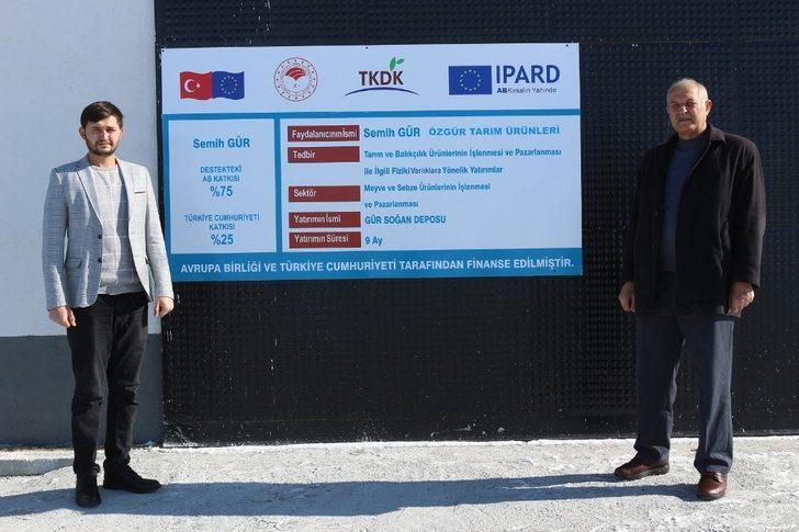 Çorum’da genç girişimci, TKDK hibesi ile soğan deposu kurdu G3