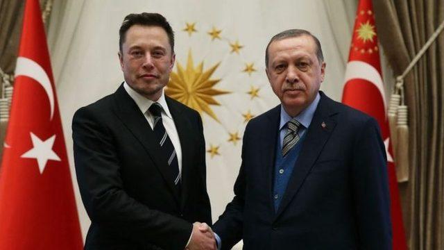 Erdoğan ve Musk, 8 Kasım 2017'de Ankara'da bir araya geldi