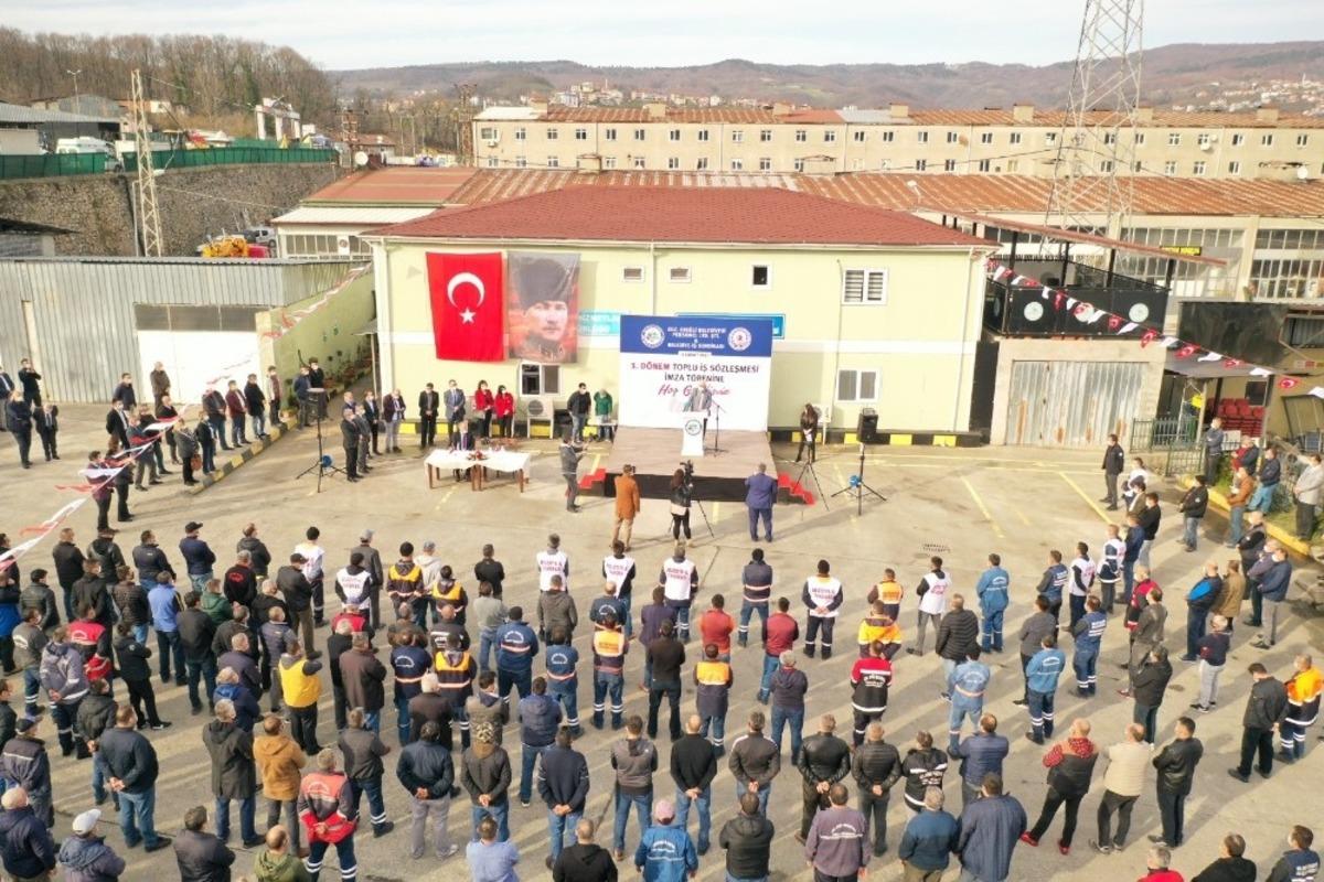 Ereğli Belediyesi, iş&ccedil;inin y&uuml;z&uuml;n&uuml; g&uuml;ld&uuml;rd&uuml;