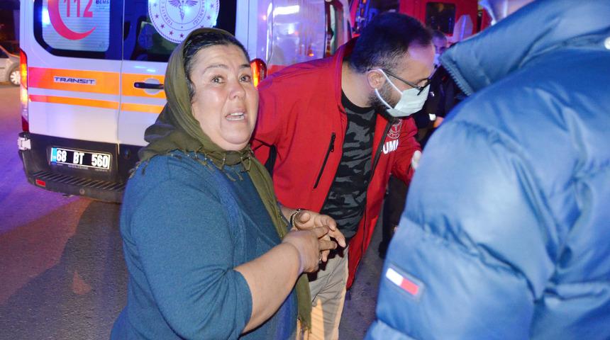 Trafik kazası yapan kızını göremeyince sinir krizi geçirdi