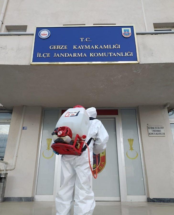 Gebze’de dezenfekte çalışmaları sürüyor G1