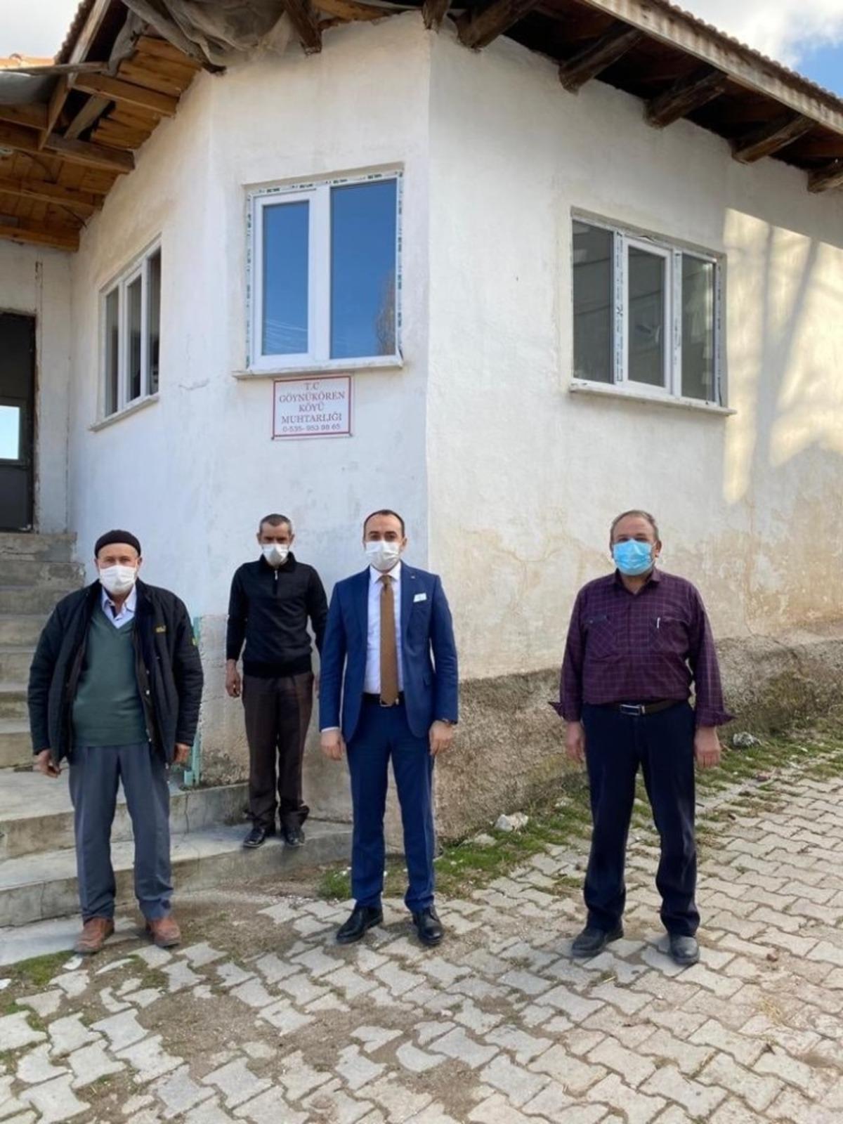 Bir g&uuml;nde 5 k&ouml;y ziyaret etti