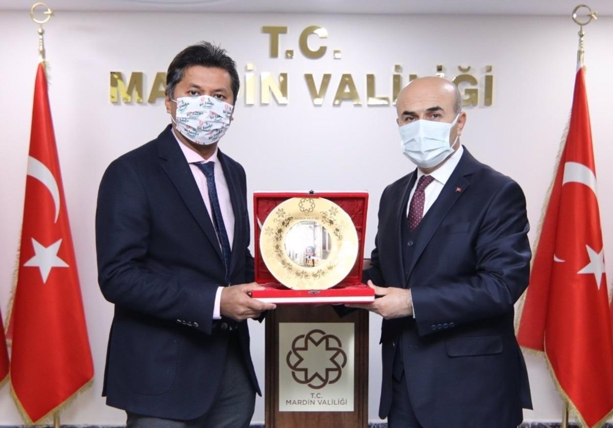 Sri Lanka&rsquo;nın Ankara B&uuml;y&uuml;kel&ccedil;isi Hassen&rsquo;den Vali Demirtaş&rsquo;a Ziyaret