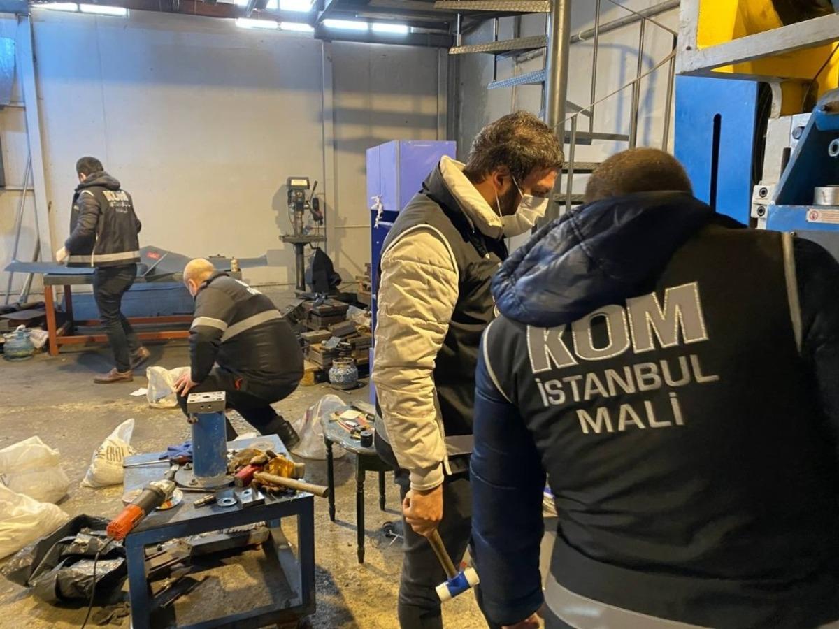 (&Ouml;zel) Esenyurt&rsquo;ta atık merkezi gibi g&ouml;sterilen iş yerine sahte para operasyonu