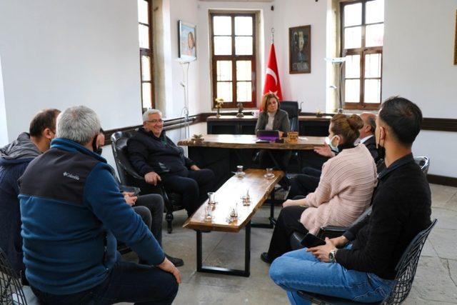 Başkan Köse Tarihi Çarşı esnafı ile bir araya geldi