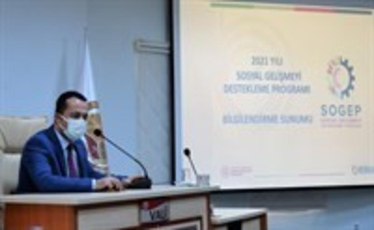 &rsquo;&rsquo;2021 Yılı Sosyal Gelişmeyi Destekleme Programı&rsquo;&rsquo; bilgilendirme toplantısı yapıldı