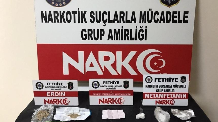 Milas ve Fethiye&rsquo;de uyuşturucu operasyonu