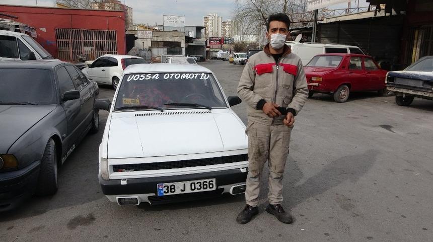 Kayserili oto tamircisi &ouml;yle bir şey yaptı ki herkes şaşırdı