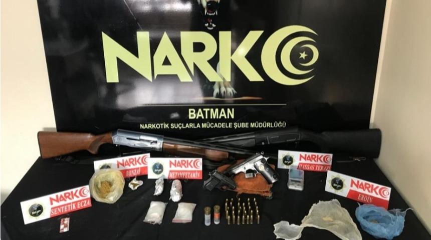 Batman’da uyuşturucu operasyonu: 5 gözaltı