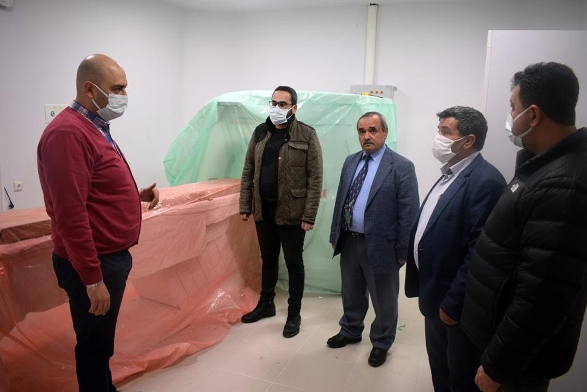 Başkan Şahin, hastane &ccedil;evresindeki &ccedil;alışmaları inceledi