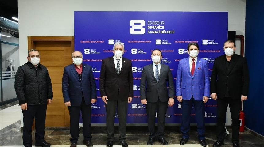 KOSGEB İl M&uuml;d&uuml;r&uuml; Yılmaz&rsquo;dan Eskişehir OSB M&uuml;d&uuml;rl&uuml;ğ&uuml;ne ziyaret