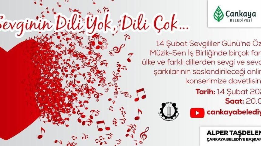 &Ccedil;ankaya 14 Şubat&rsquo;ı m&uuml;zik ve &ouml;yk&uuml;lerle kutluyor