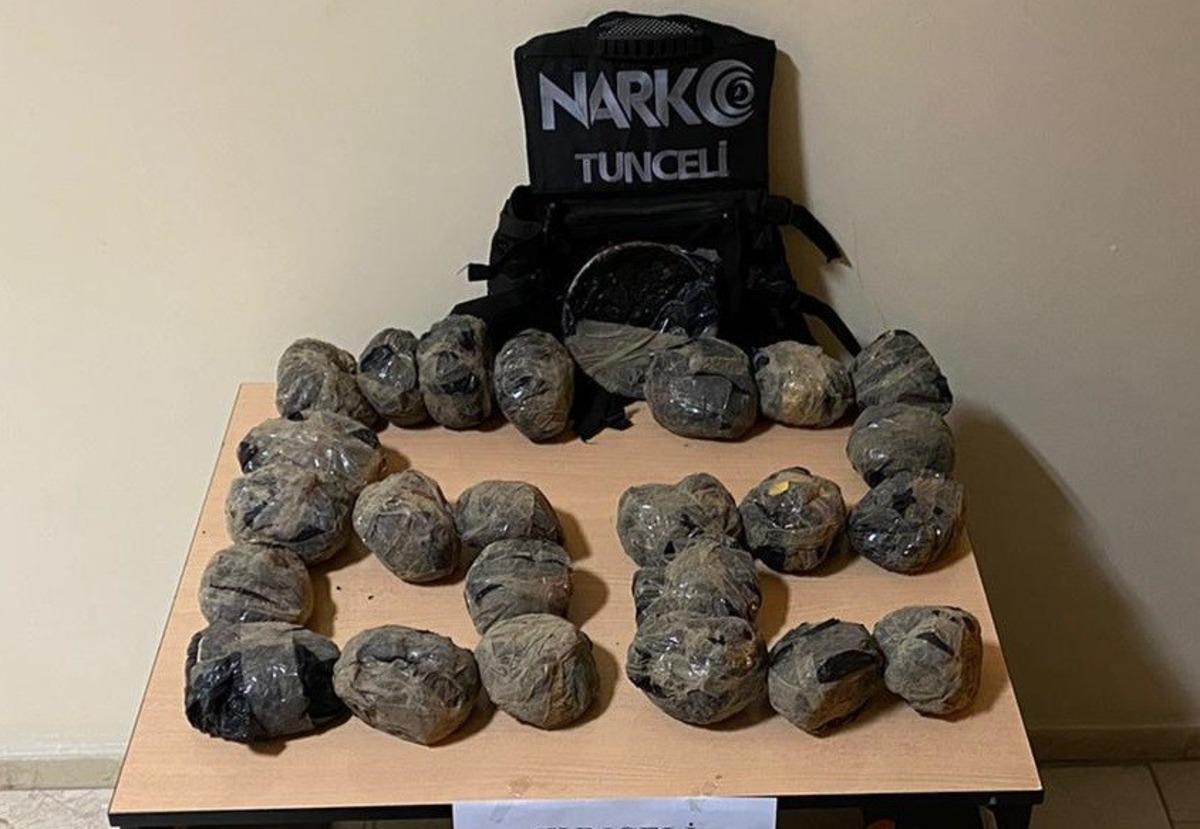 Tunceli&rsquo;de uyuşturucu ile m&uuml;cadele, 1 yılda 159 şahsa işlem yapıldı