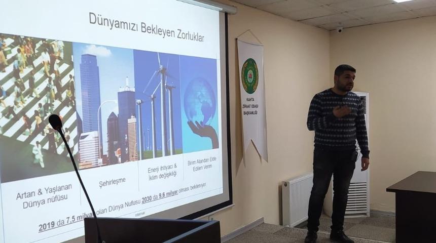 Çiftçiler bitki hastalıkları konusunda bilgilendirildi