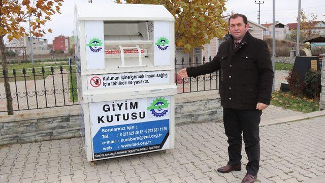 Ergene’de eski kıyafetler geri dönüşüme kazandırılıyor