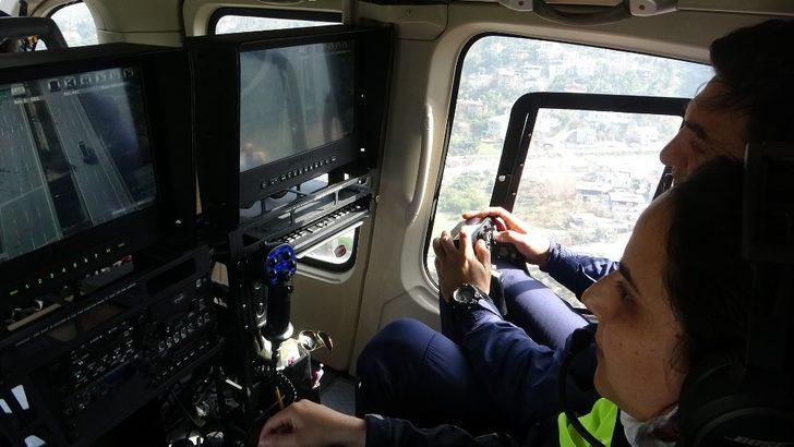 Hatay’da helikopterli trafik denetimi G4