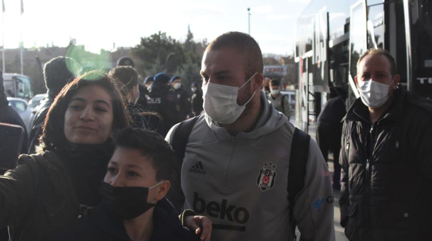 Beşiktaş kafilesi Konya'ya geldi