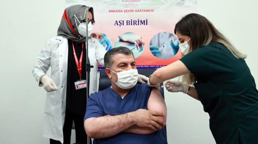 Bakan Koca'dan aşı açıklaması